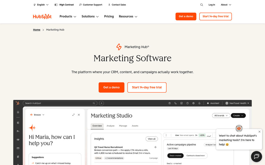 HubSpot Marketing Hub