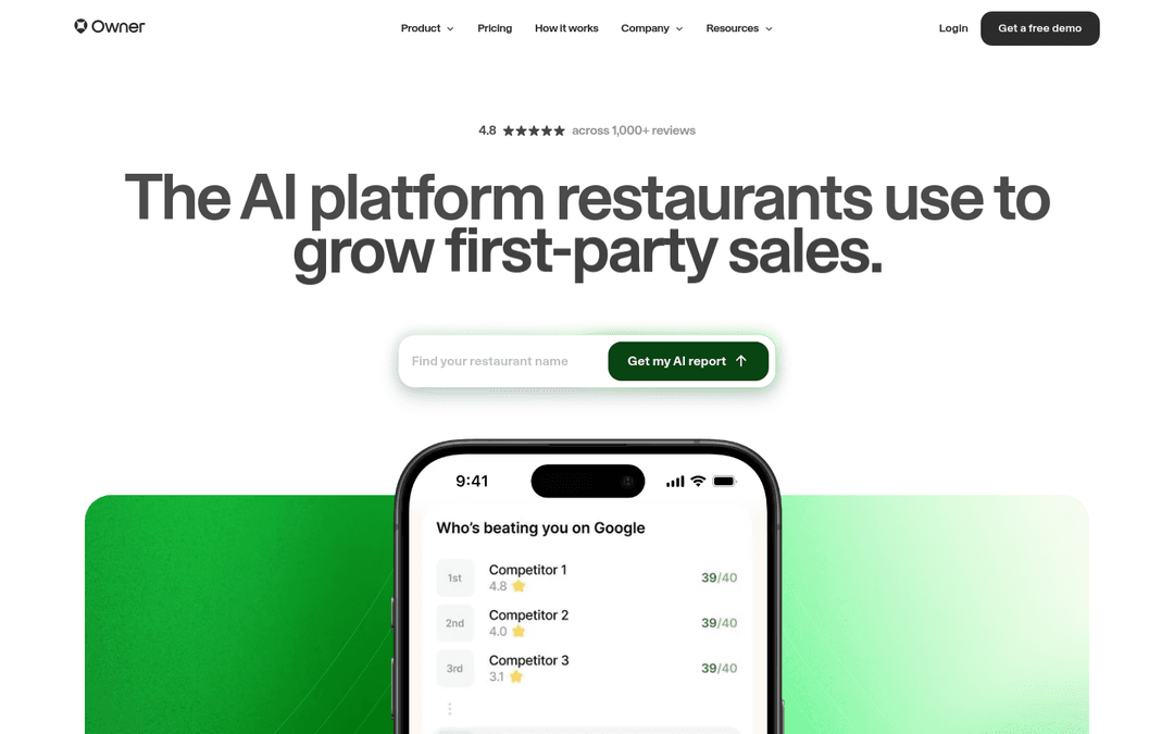 Owner.com homepage
