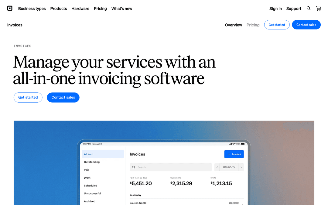 Square Invoices