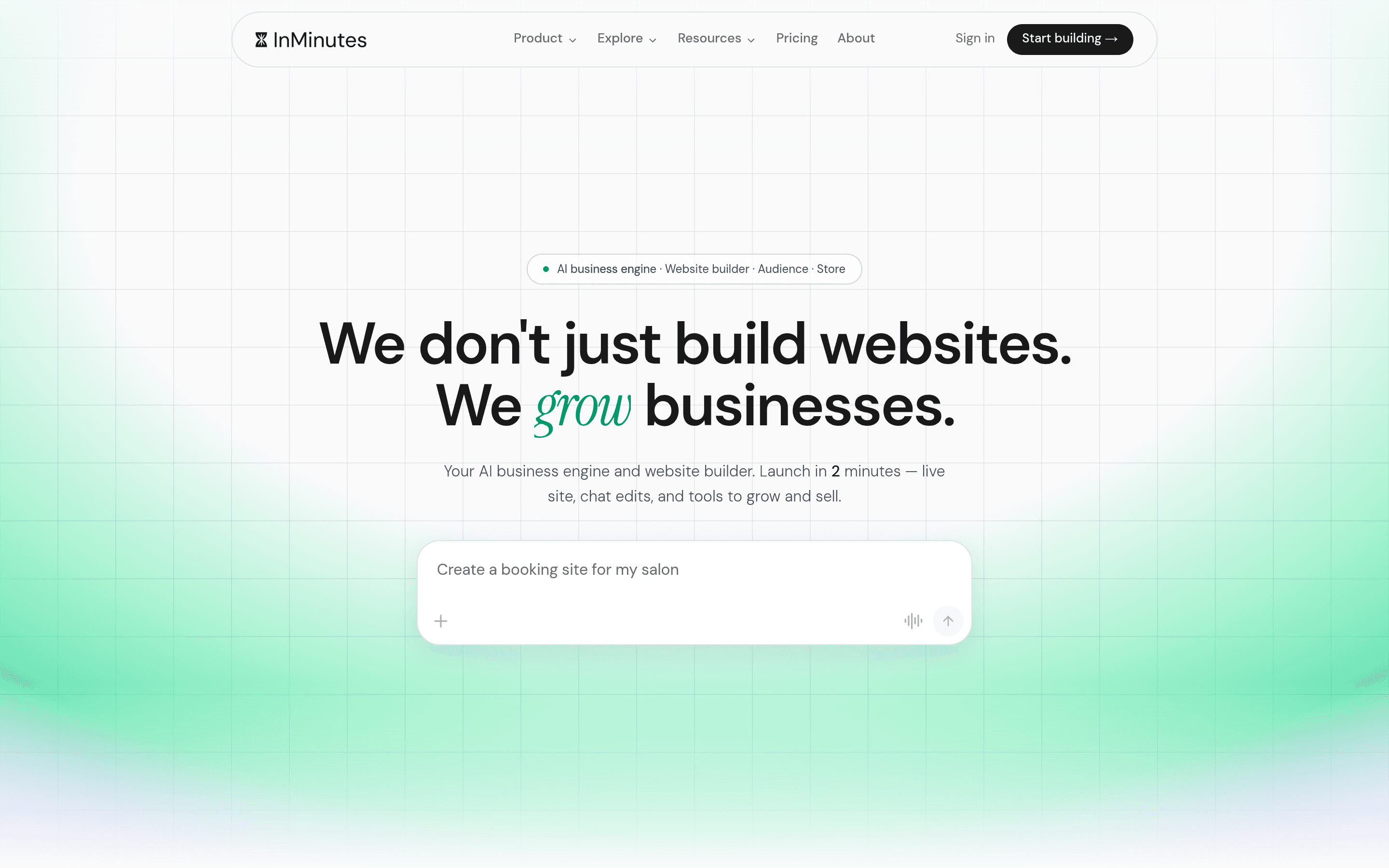 AI Website Builder for Small Business Launches