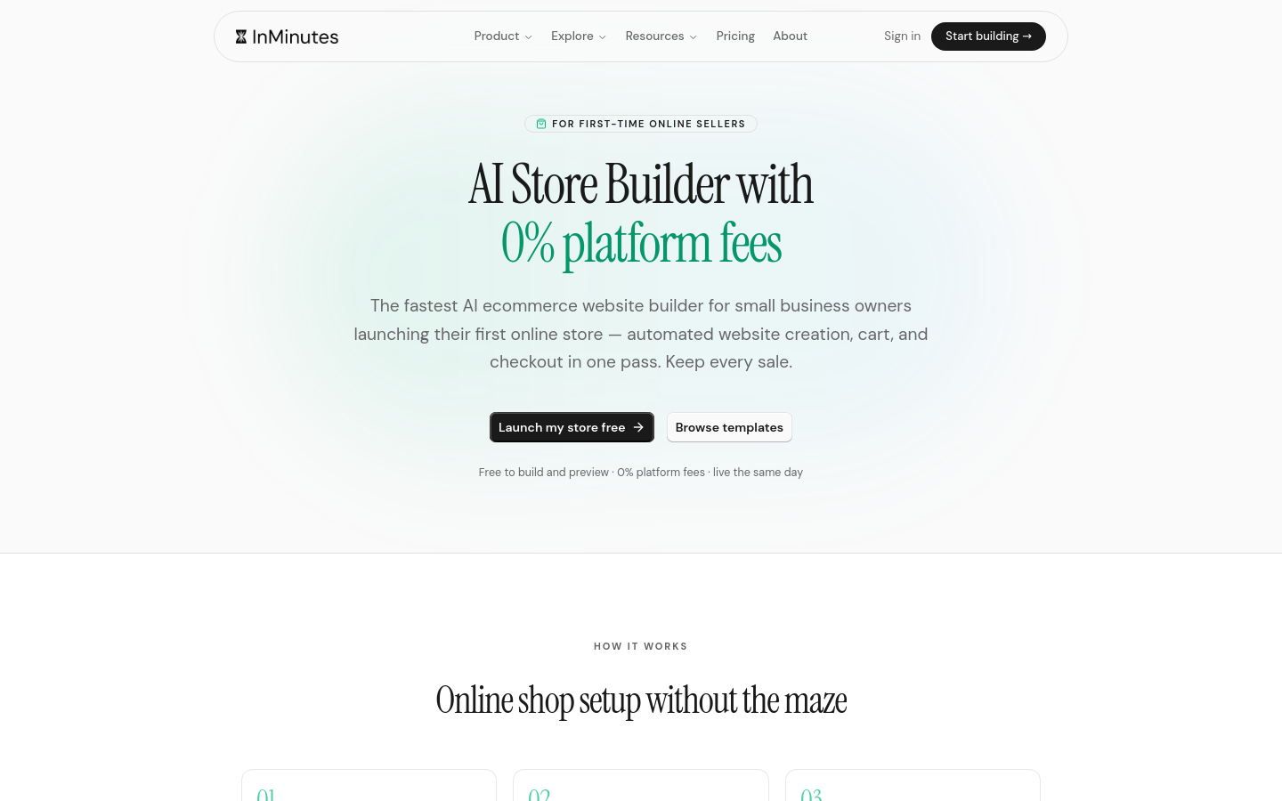 AI Store Website Builder for Local Shops